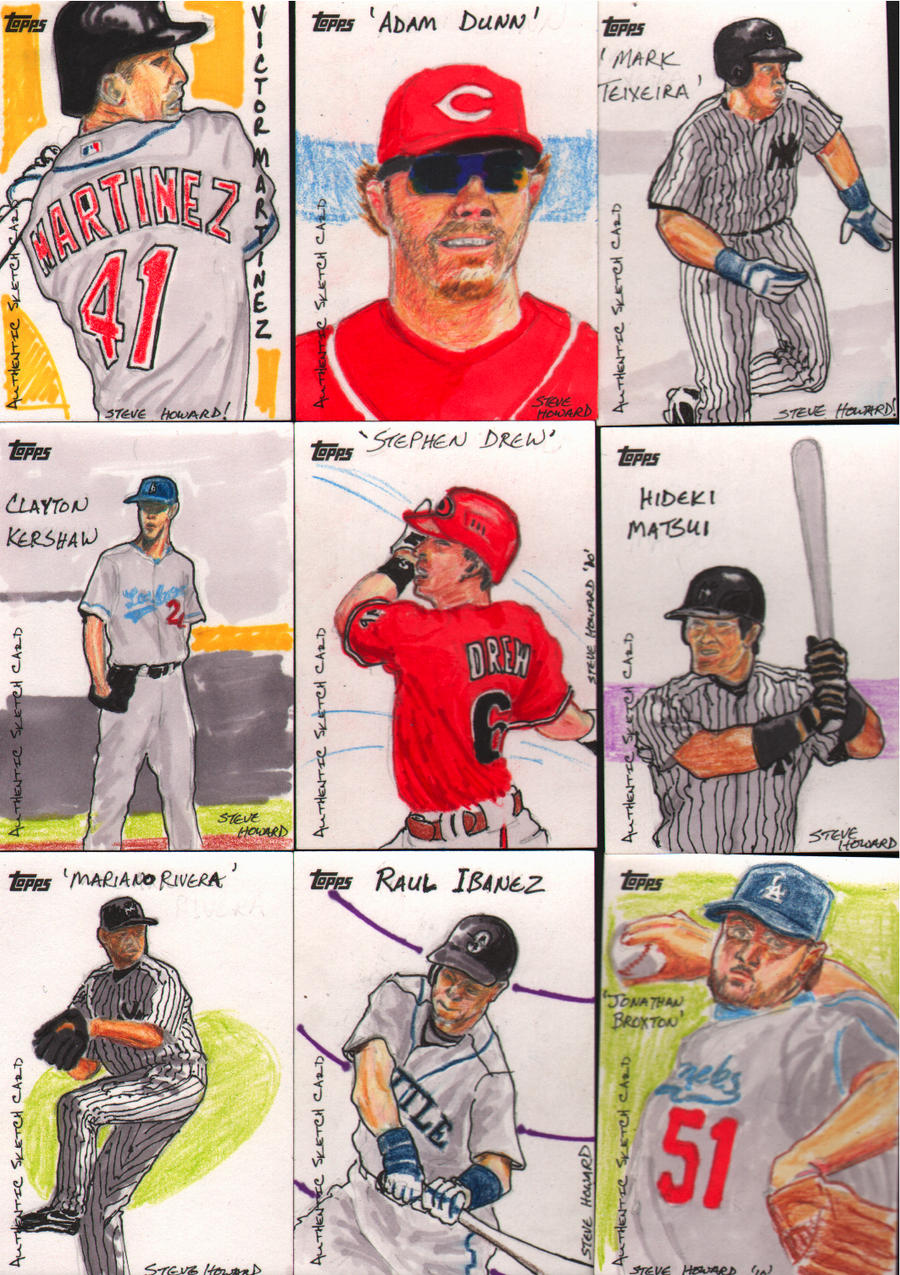 MLB Sketchcards- Set 4