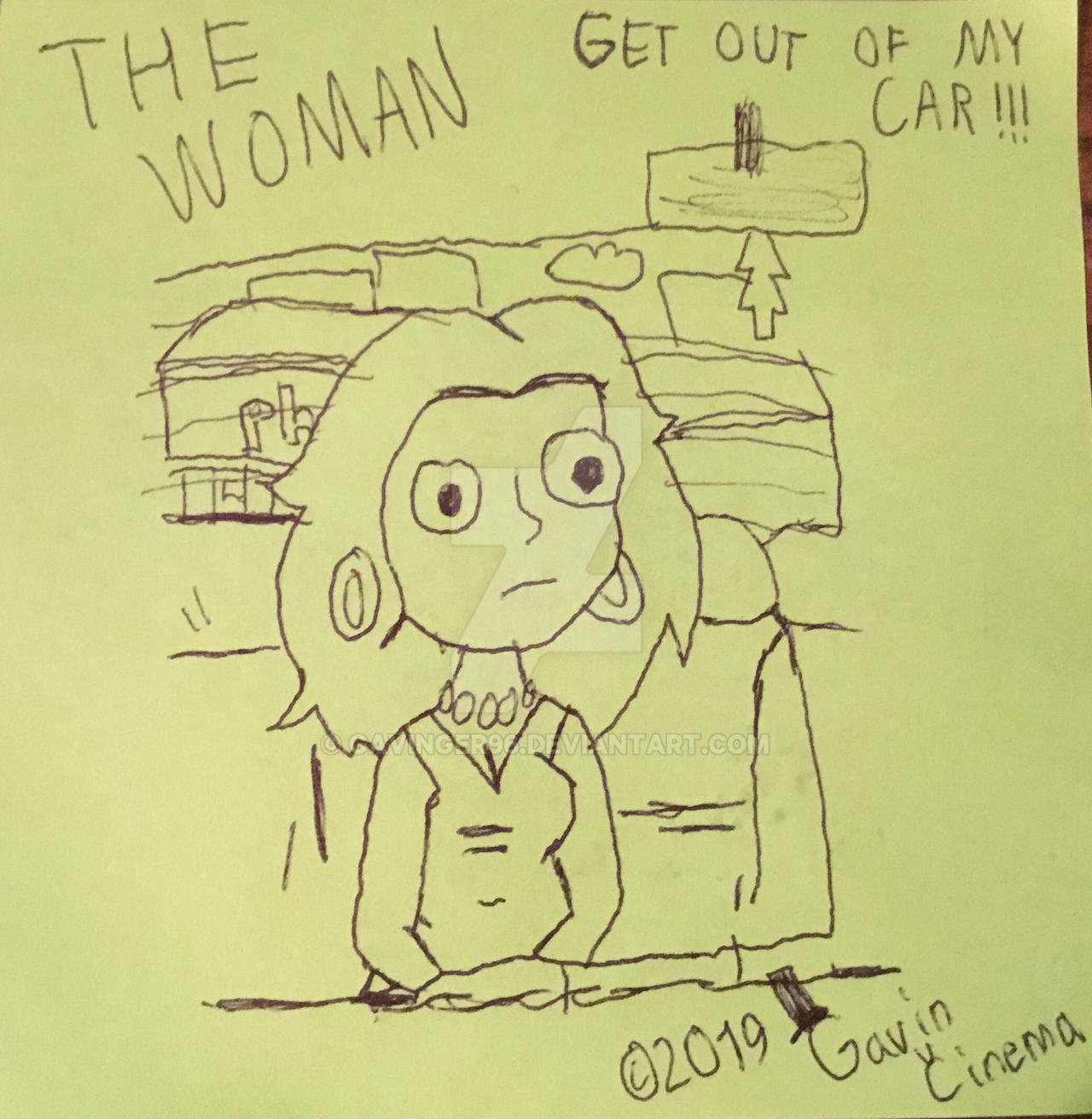 The Woman From Get Out Of My Car By Gavinger96 On Deviantart The Woman From Get Out Of My Car By Gavinger96 On Deviantart