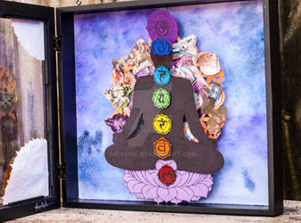 At Peace in Continuity Opened Shadow Box