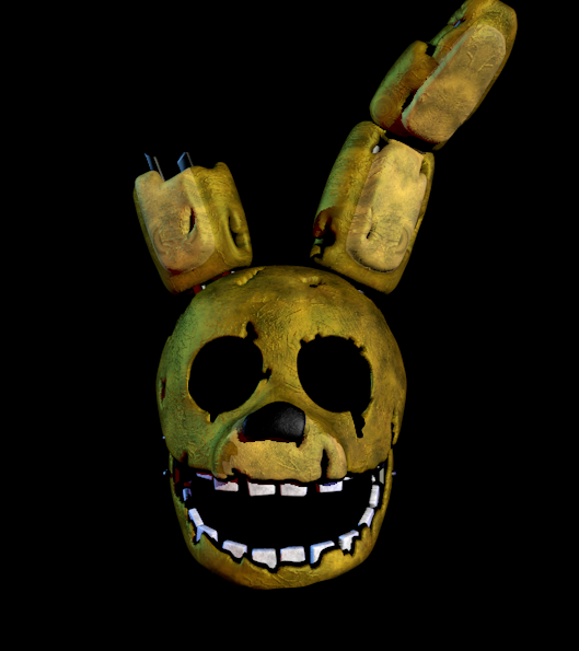 (FNAF/C4D) Withered SpringBonnie Head by RealMclovin on DeviantArt