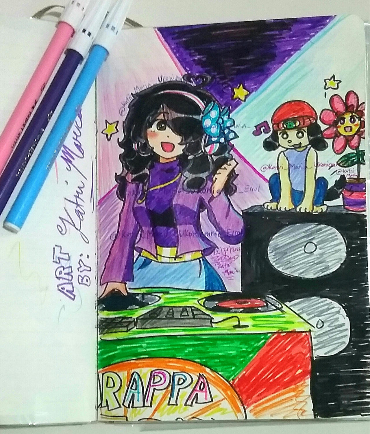 Parappa with OC art by KatriMariUkoniemErol on DeviantArt