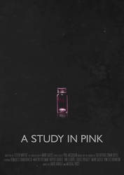 A Study in Pink - Movie Poster by Ashqtara