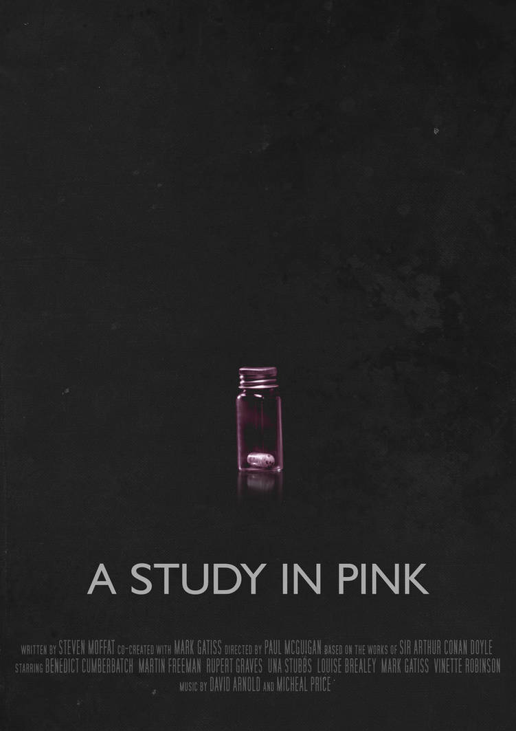 A Study in Pink - Movie Poster by Ashqtara