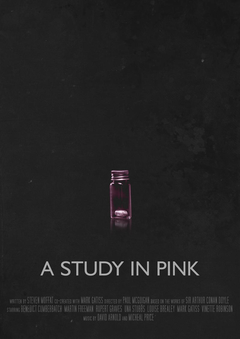 A Study in Pink - Movie Poster by Ashqtara