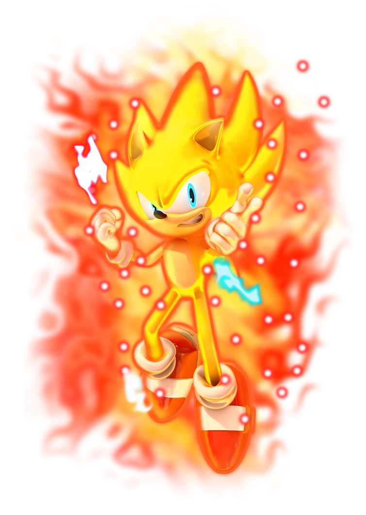 Super Sonic 2 Render by SrViniciusRF on DeviantArt