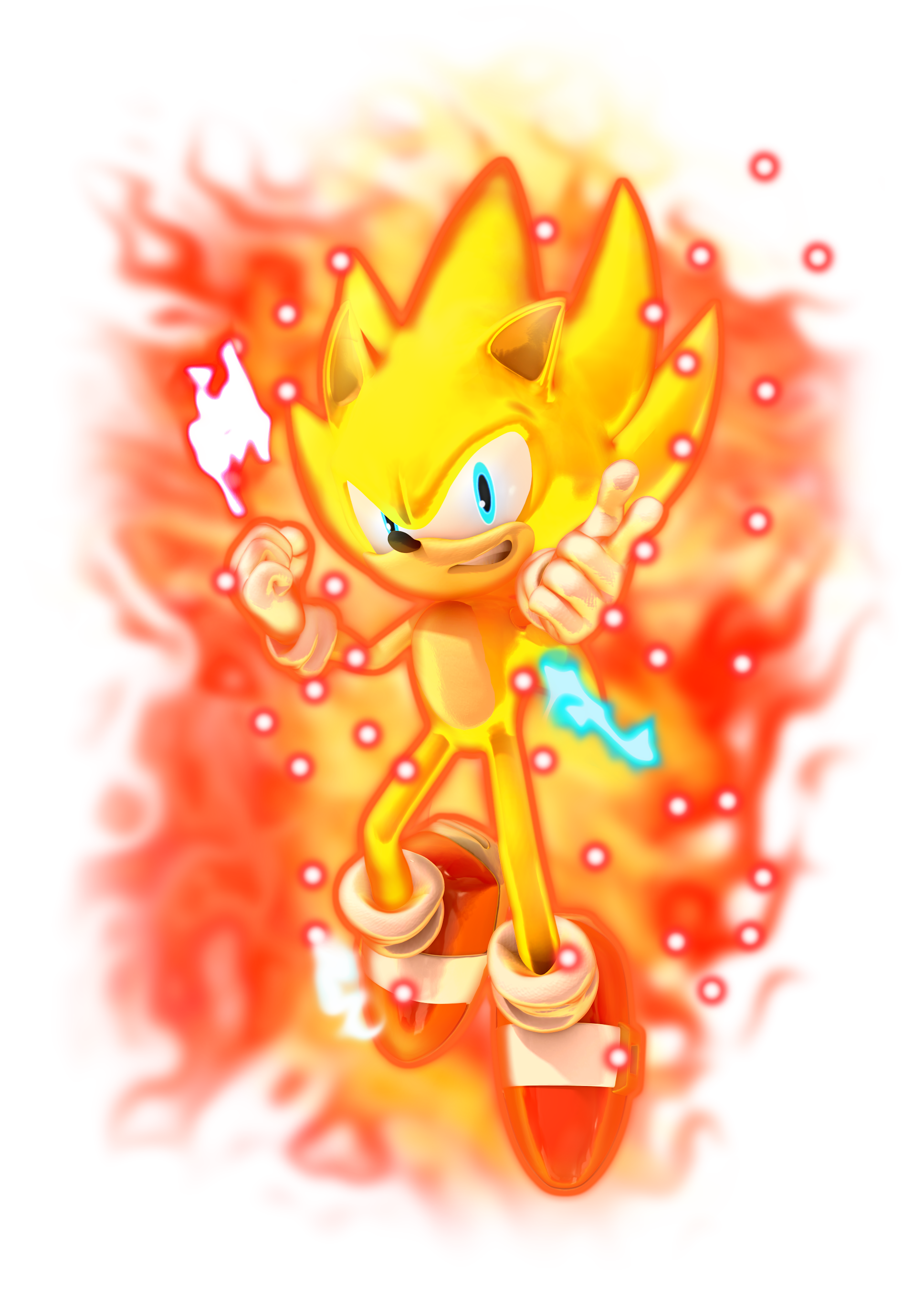 Super Sonic [2] ( Blend / FBX ) by Langtanium on DeviantArt