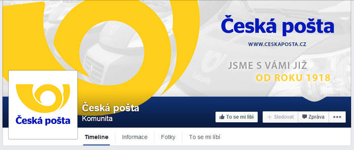 Ceska posta - Czech post - FB page