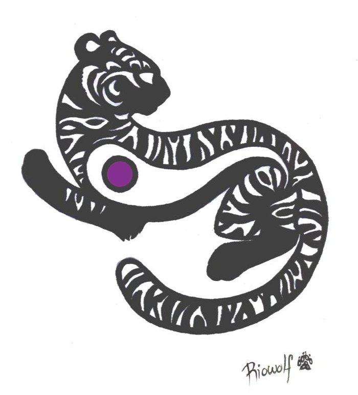 Tiger cub tattoo design