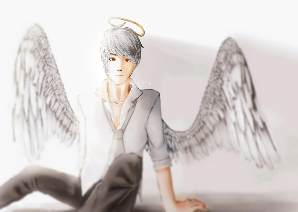 Anime Angel Boy by KK-AG on DeviantArt