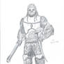 Mandalorian Wookiee Warrior Penc