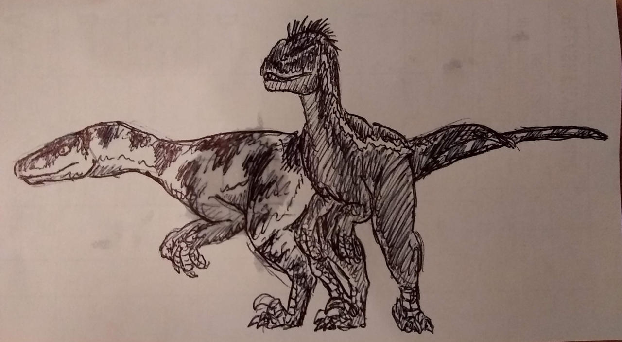 Jurassic Park 3 Raptor Pair by Alldoo on DeviantArt
