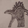 Adolesent Stegosaurus