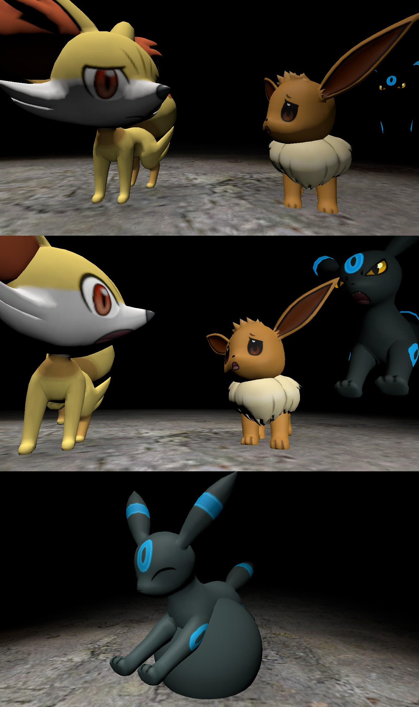 Eevee Evolutions - Umbreon by ImmortalTanuki on DeviantArt