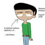 Joe Keery in cartoon version