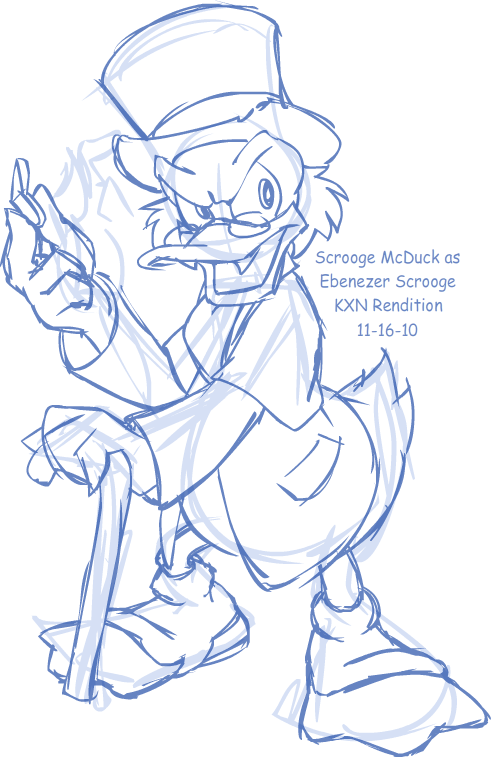 How To Draw Scrooge Mcduck
