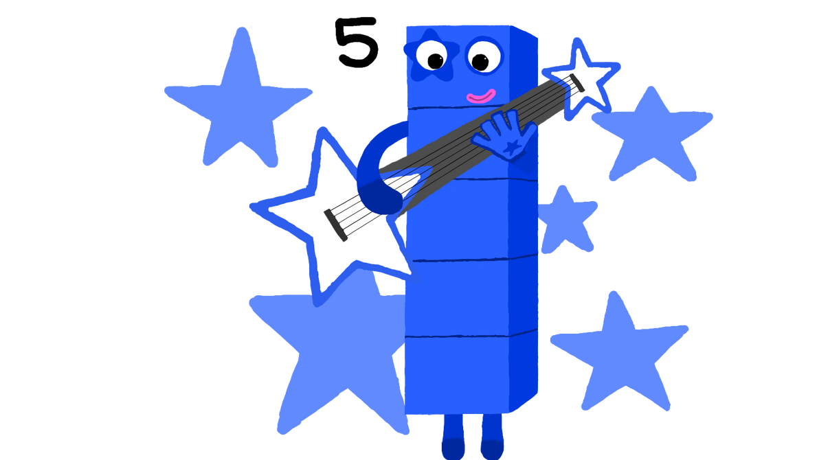 Numberblock five by MrGCozo on DeviantArt