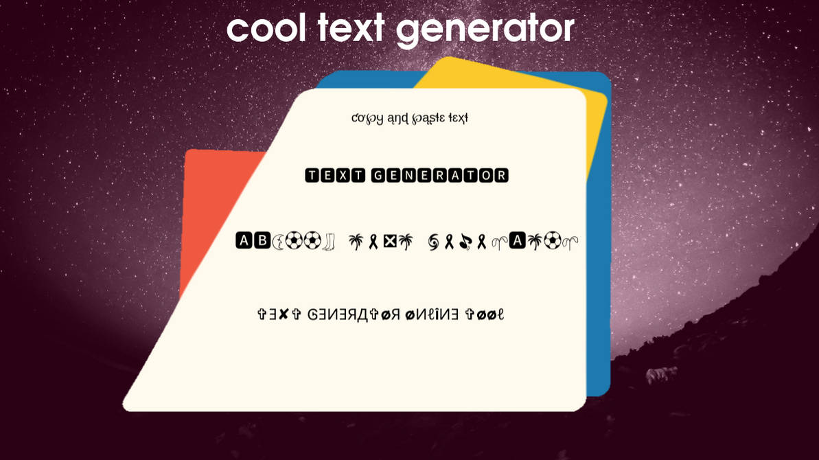 Random Cool Text cool text generator by textgenerator on DeviantArt
