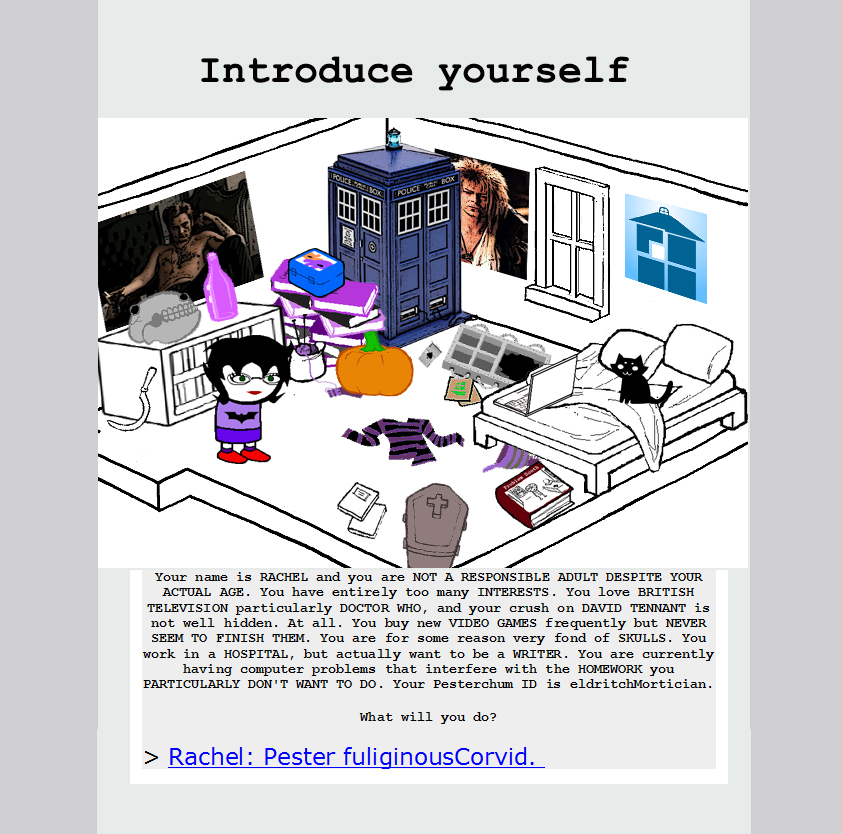 Homestuck Introduction Meme: LovecraftianFox