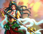 Goddess Durga concept