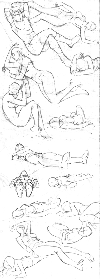 laying poses