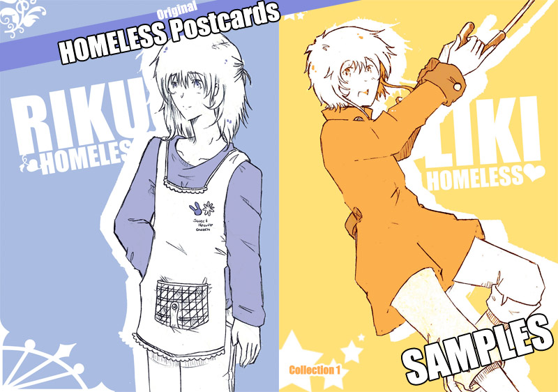 Homeless Postcards Collection 1