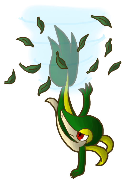 Snivy used Leaf Tornado