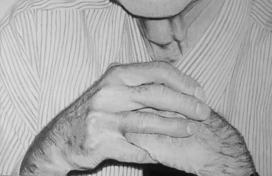 Tony's hands - detail