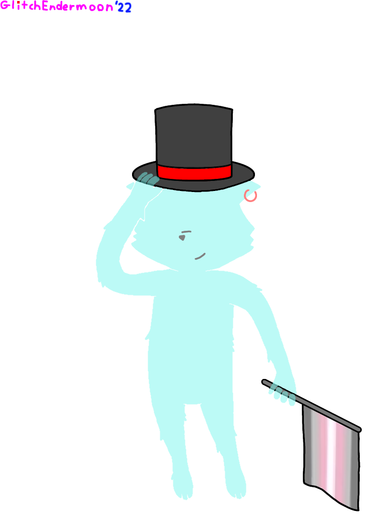 Dapper (transparent v.) by GlitchEndermoon on DeviantArt