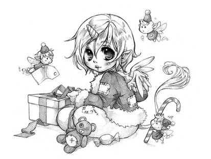 Aeri Christmas Chibi