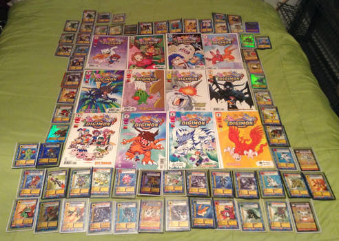 Digimon Comics/cards collection