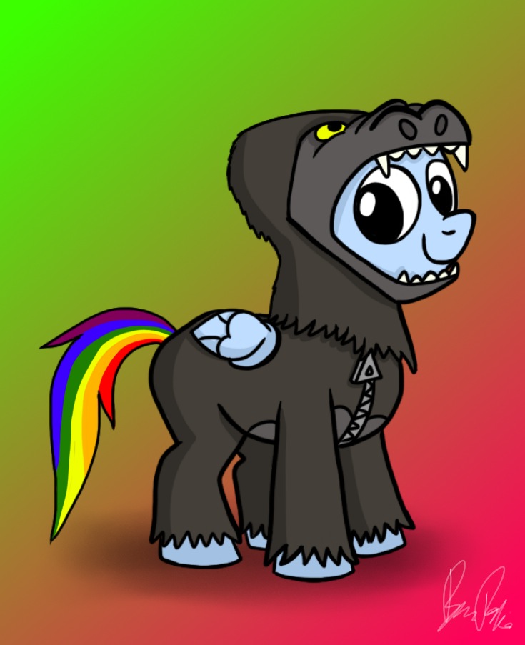 Rainbow Dash in Gorilla Suit