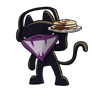 Revolution Monstercat holding Pankakes