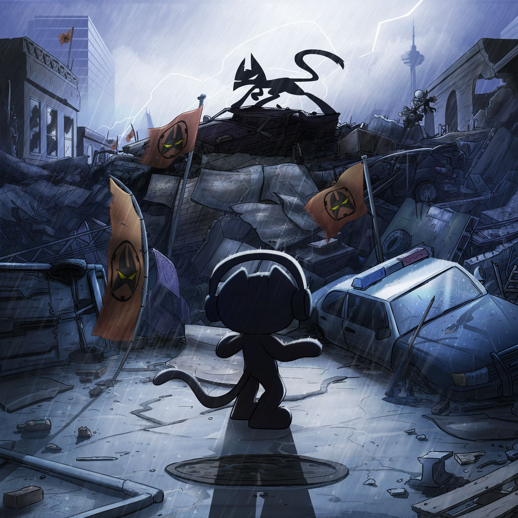 Monstercat Aftermath Monstercat Album cover 025: Threshold by petirep on DeviantArt