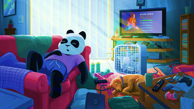 Funky Panda Youtube Art - May 2019
