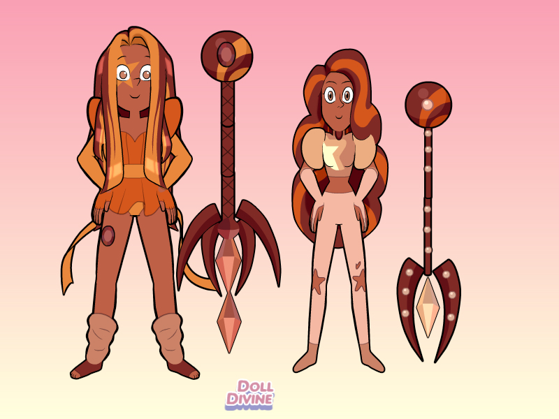 Dravite and Bronzite (Gemsona Adopts)