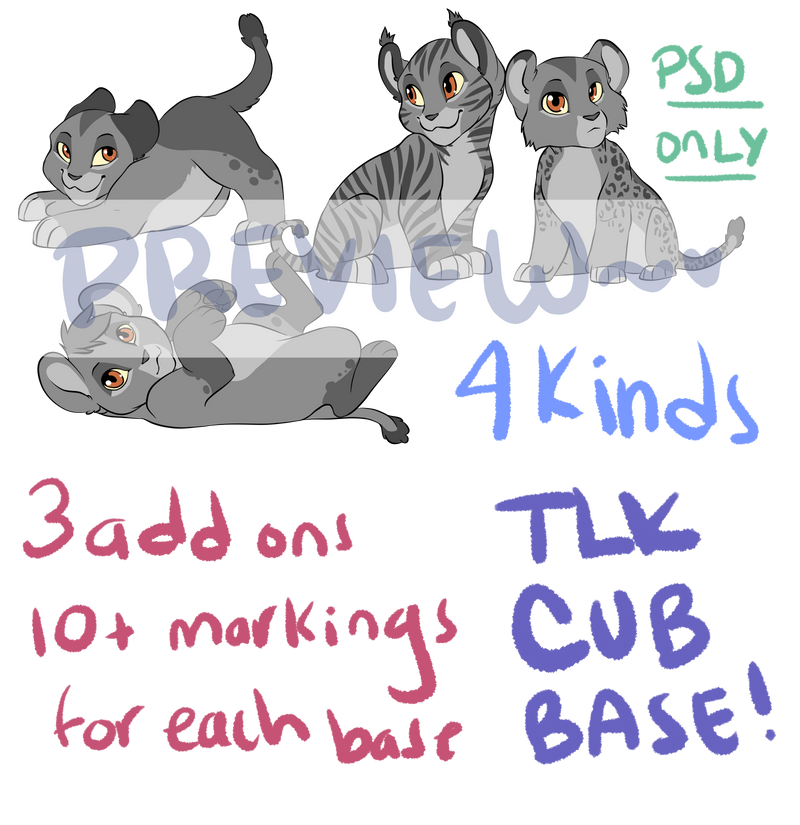 TLK Cub Base! - PSD only - OPEN