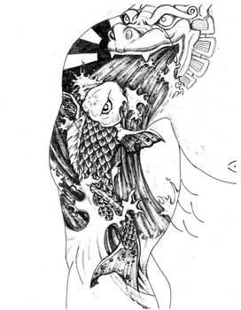 koi fish tattoo