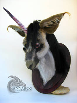 African Unicorn Head Mount