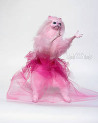 Primrose Pink Persian Cat Room Guardian