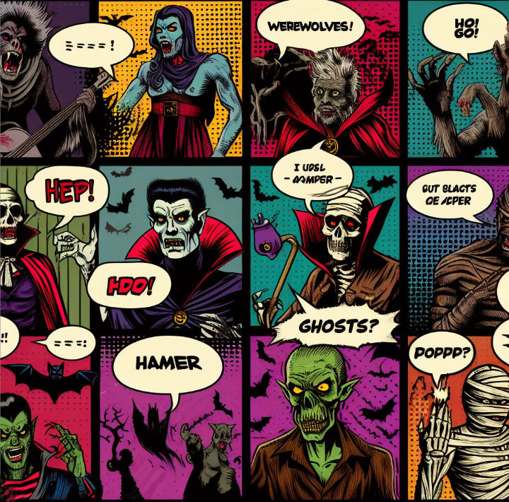 Horror in Comics #2 by MiniPopArtCollector on DeviantArt