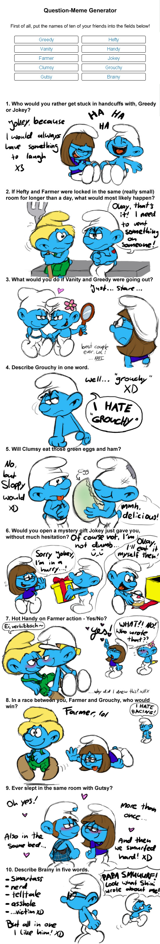 Question Meme Generator By Shini Smurf On Deviantart Question Meme Generator By Shini Smurf On Deviantart