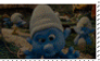 Crazy Smurf Stamp