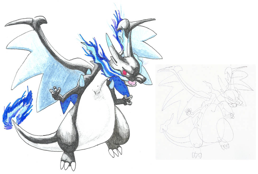 Mega Charizard X by ImmoralArts on DeviantArt