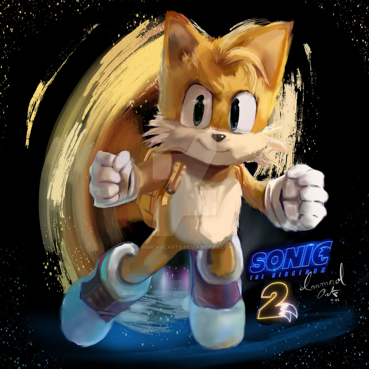 Sonic - Tails by ImmoralArts on DeviantArt