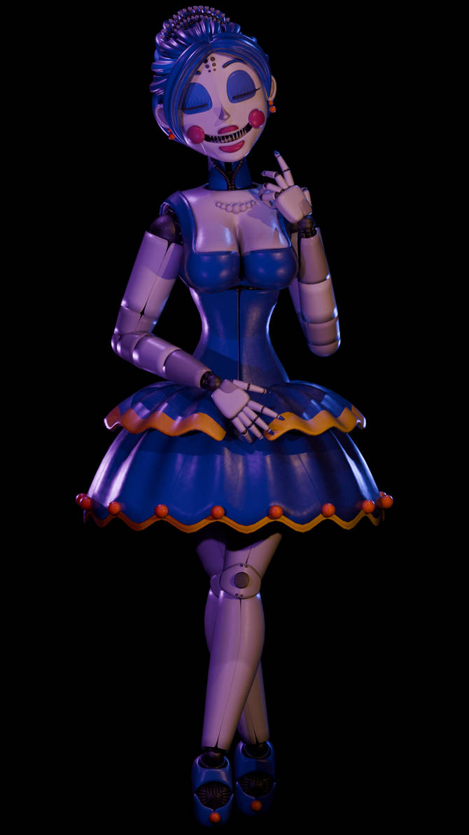 Stylized Ballora model showcase by SlavkaPlaytyr on DeviantArt