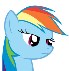 Rainbow Dash just doesn't care