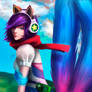 Arcade Ahri fanart