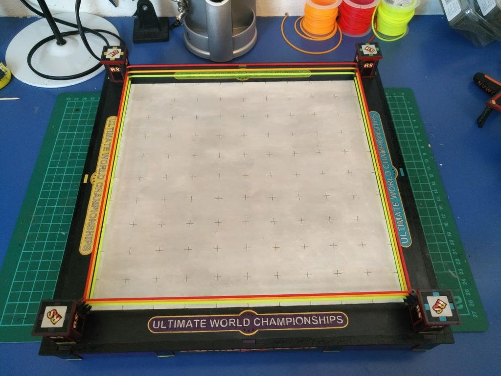 Home Made Rumbleslam Ring Rumbleslam Deluxe Ring 1 by WarioPunk on DeviantArt