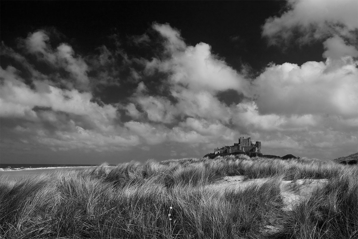 Bamburgh Castle mono