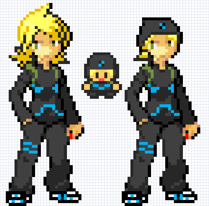 Pokemon Trainer Sprite Edit By Circuit49 On DeviantArt.